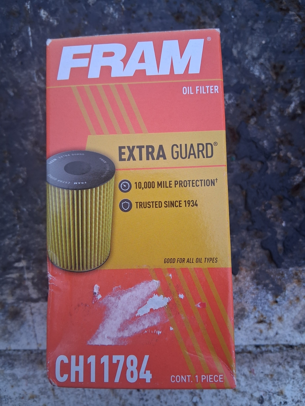 Extra Guard CH11784 Oil Filter - Lot Of 3